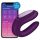 Satisfyer Double Joy - Smart, vattentät parvibrator (lila)