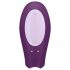 Satisfyer Double Joy - Smart, vattentät parvibrator (lila)