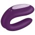 Satisfyer Double Joy - Smart, vattentät parvibrator (lila)