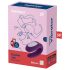 Satisfyer Double Joy - Smart, vattentät parvibrator (lila)