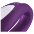 Satisfyer Double Joy - Smart, vattentät parvibrator (lila)