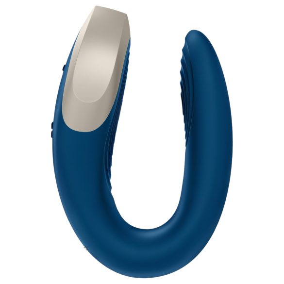 Satisfyer Double Love - parvibrator - appstyrd - blå