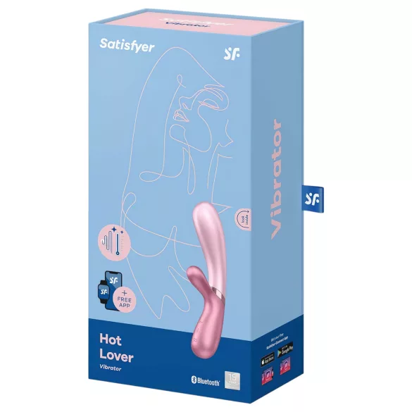 Satisfyer Hot Lover - Appstyrd vibrator (rosa)