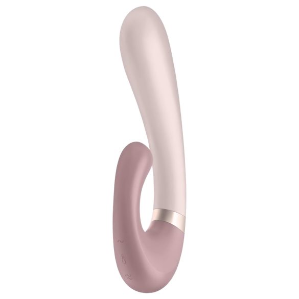 Satisfyer Heat Wave - Smart & värmande vibrator med arm (beige)