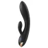 Satisfyer Double Flex - App-styrd vibrator med klitorisklämmor (svart)