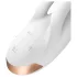 Satisfyer Double Flex - App‑styrd vibrator med klitorisstimulator (vit)