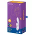 Satisfyer Double Flex - App‑styrd vibrator med klitorisstimulator (vit)