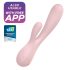 Satisfyer Mono Flex - smart vattentät vibrator (rosa)