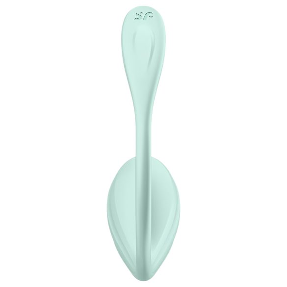 Satisfyer - vibratorägg med fjärrkontroll - återladdningsbar - grön
