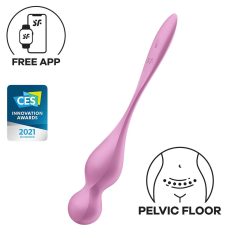   Satisfyer Love Birds 1 - vibrerande geishakulor - appstyrd - rosa