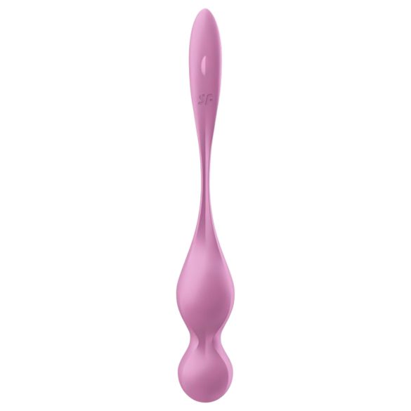 Satisfyer Love Birds 1 - vibrerande geishakulor - appstyrd - rosa