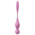 Satisfyer Love Birds 1 - vibrerande geishakulor - appstyrd - rosa