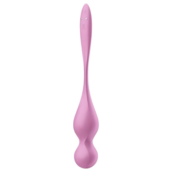 Satisfyer Love Birds 1 - vibrerande geishakulor - appstyrd - rosa