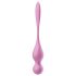 Satisfyer Love Birds 1 - vibrerande geishakulor - appstyrd - rosa