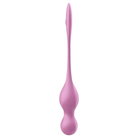 Satisfyer Love Birds 1 - vibrerande geishakulor - appstyrd - rosa