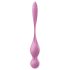 Satisfyer Love Birds 1 - vibrerande geishakulor - appstyrd - rosa