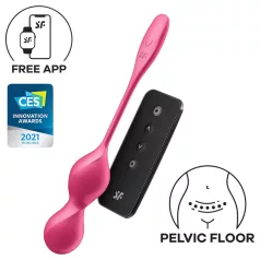   Satisfyer Love Birds 2 - App-styrd vibrerande geishakula (rosa)