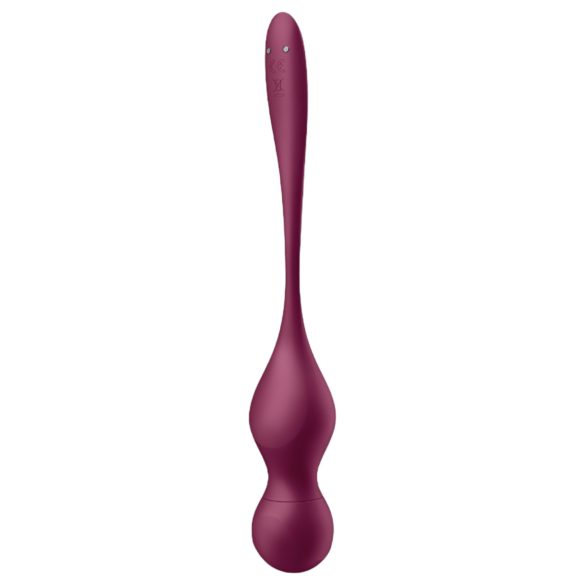 Satisfyer Love Birds Vary - smart knipkulor - justerbar - röd