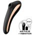 Satisfyer Dual Kiss - uppladdningsbar vaginal och klitoris vibrator (svart)