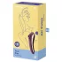 Satisfyer Dual Kiss - 2-i-1 vaginal- och klitorisstimulator (lila)