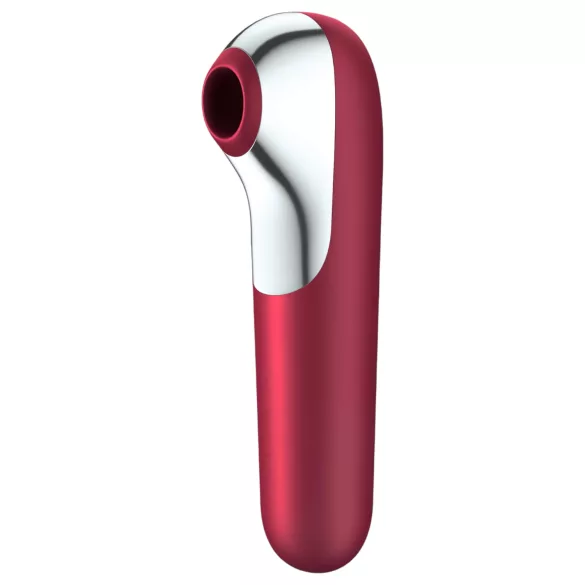 Satisfyer Dual Love - klitoris- och vaginalvibrator - smart funktion - röd