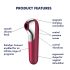 Satisfyer Dual Love - Smart Vaginal och Klitoris Vibrator (Röd)