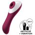 Satisfyer Dual Crush - vibrator för vagina och klitoris - uppladdningsbar - röd