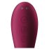 Satisfyer Dual Crush - vibrator för vagina och klitoris - uppladdningsbar - röd