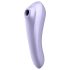 Satisfyer Dual Pleasure - lufttrycksvibrator och vibrator - lila