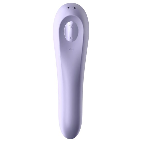 Satisfyer Dual Pleasure - lufttrycksvibrator och vibrator - lila