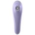 Satisfyer Dual Pleasure - lufttrycksvibrator och vibrator - lila