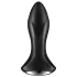 Satisfyer - analplugg med kulor - vibrator - svart