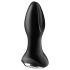 Satisfyer Rotator Plug 2 - pärlad analvibrator (svart)