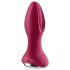Satisfyer Rotator Plug 2 - uppladdningsbar pärlanalvibrator (röd)