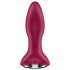 Satisfyer Rotator Plug 2 - uppladdningsbar pärlanalvibrator (röd)