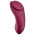 Satisfyer - vibrator för trosor - fjärrstyrd vattentät - röd