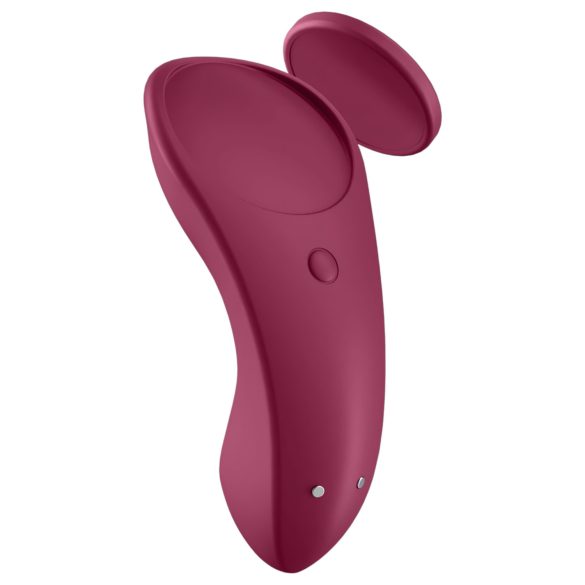 Satisfyer - vibrator för trosor - fjärrstyrd vattentät - röd