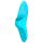 Satisfyer Teaser - uppladdbar vattentät fingervibrator (turkos)