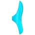 Satisfyer Teaser - uppladdbar vattentät fingervibrator (turkos)
