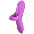Satisfyer Bold Lover - fingervibrator - uppladdningsbar vattentät silikon rosa