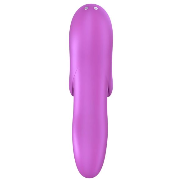 Satisfyer Bold Lover - fingervibrator - uppladdningsbar vattentät silikon rosa