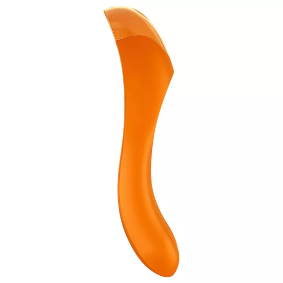 Satisfyer Candy Cane - uppladdningsbar vattentät dubbel vibrator - orange