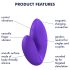 Satisfyer Love Riot - Uppladdningsbar, vattentät finger-vibrator (lila)