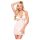 Penthouse Sweet & Spicy - spetsset med halterneck (vit) - M/L
