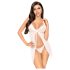 Penthouse After Sunset - genomskinlig babydoll med trosa (vit)
