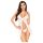 Penthouse After Sunset - genomskinlig babydoll med trosa (vit) - L/XL