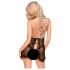 Penthouse Libido Boost - spets-babydoll och tanga (svart) - M/L