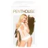 Penthouse - body med halterneck - vit - M/L