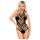 Penthouse Go Hotter - halterneck body i nät (svart)