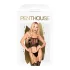 Penthouse - babydoll nattlinne - spets - svart - XL